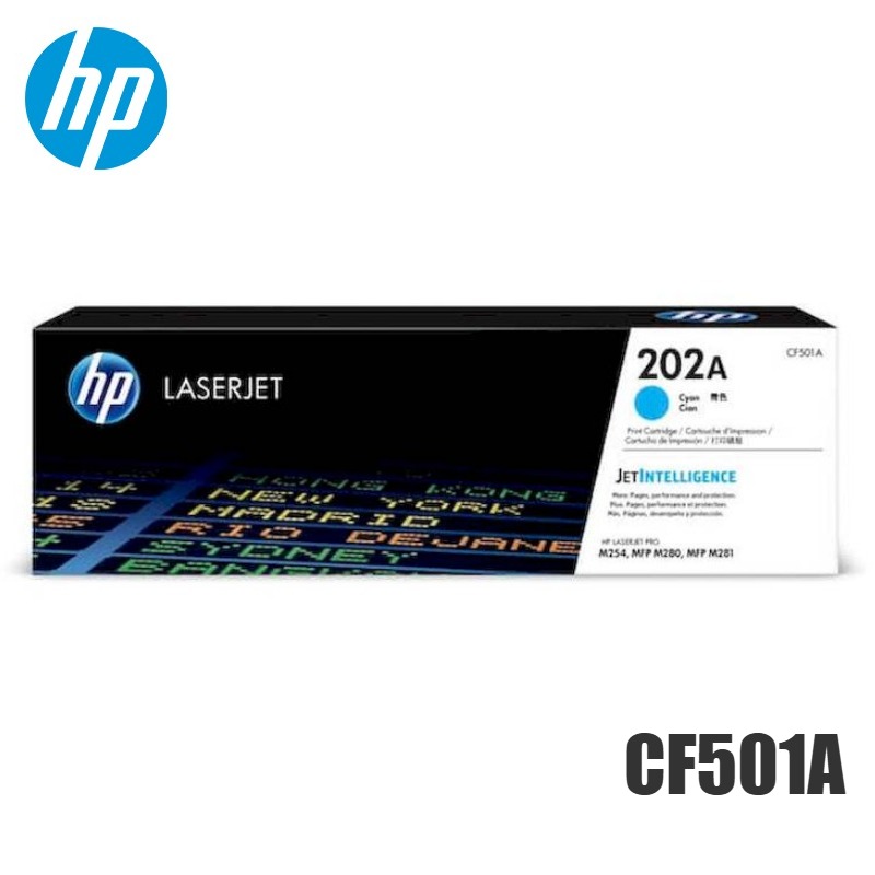 Tóner HP 202A cyan CF501A original