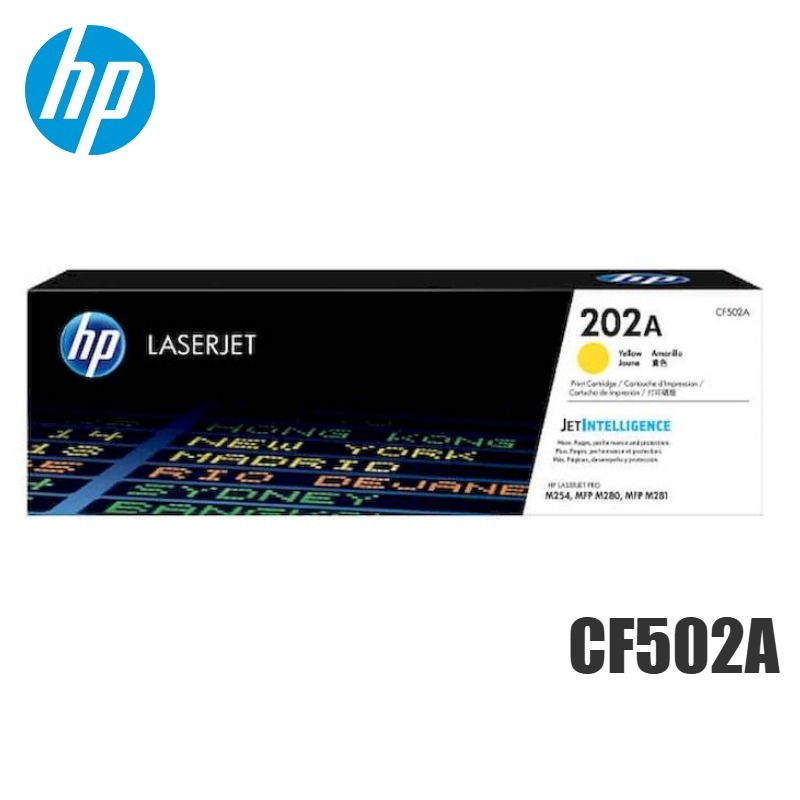 Tóner HP 202A yellow CF502A original