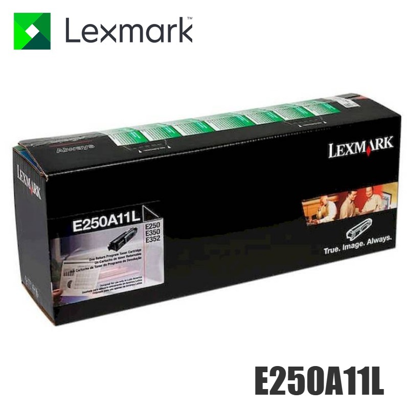 Tóner Lexmark E250A11L original Negro