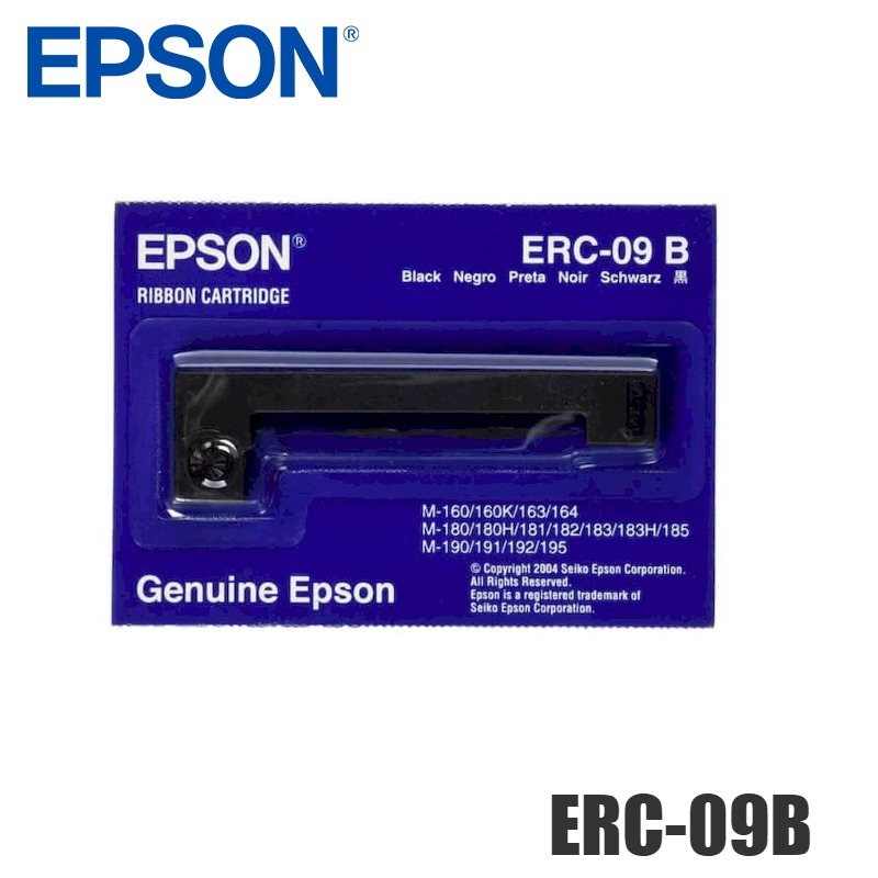 Cinta Epson ERC-09B original Negro