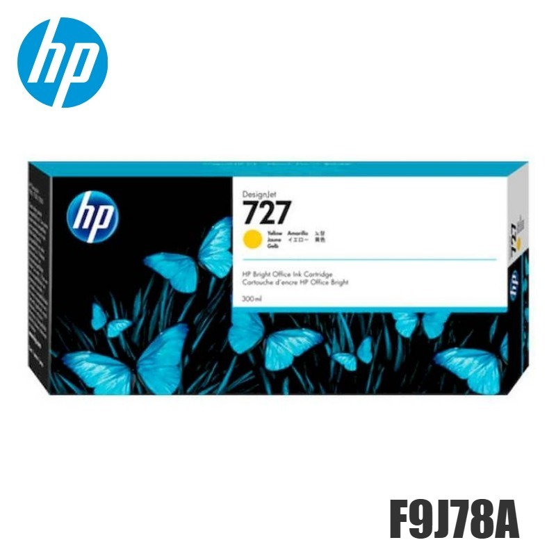 Tinta HP 727 original F9J78A Yellow