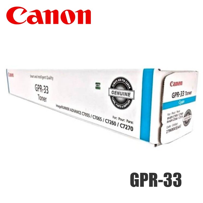 Tóner Canon GPR-33 original Cyan