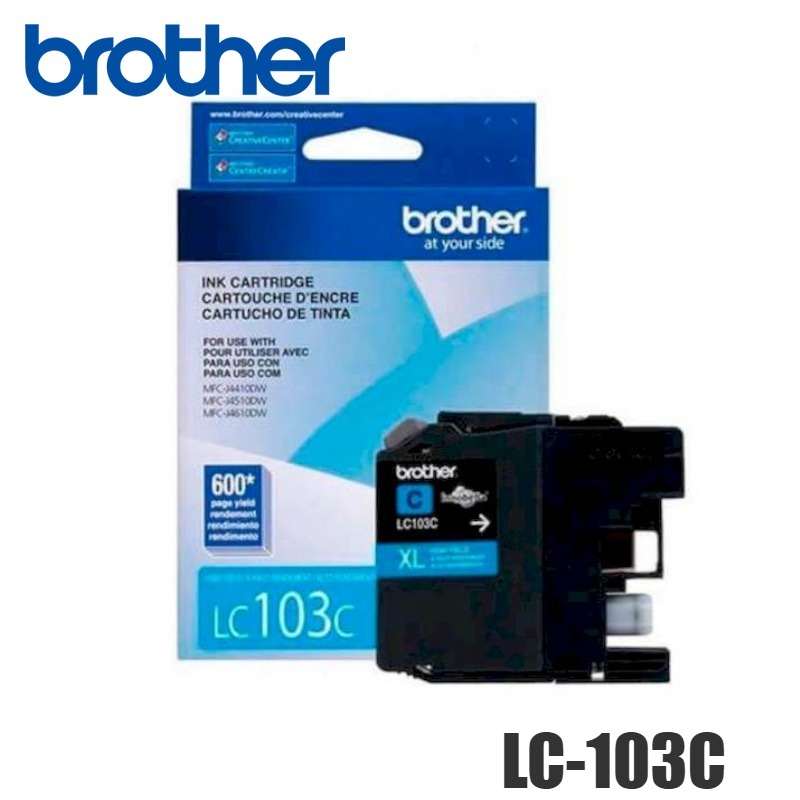 Tinta Brother LC-103C original Cyan