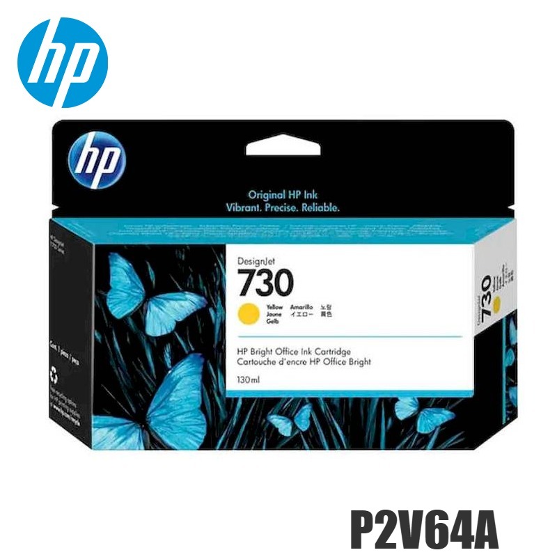 Tinta HP 730 original P2V64A Yellow