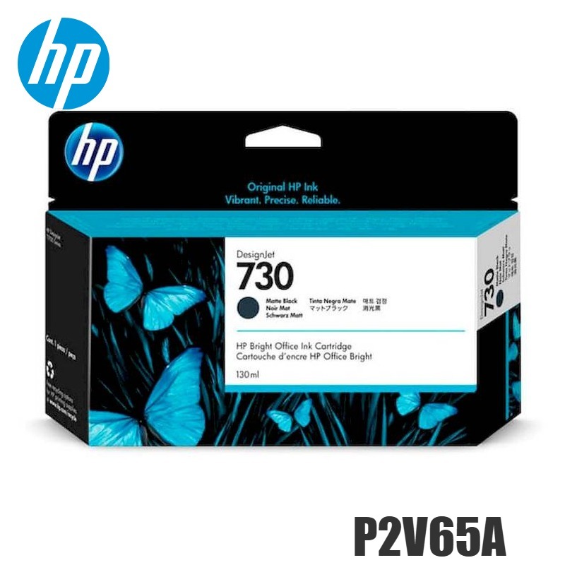 Tinta HP 730 original P2V65A Matte Black