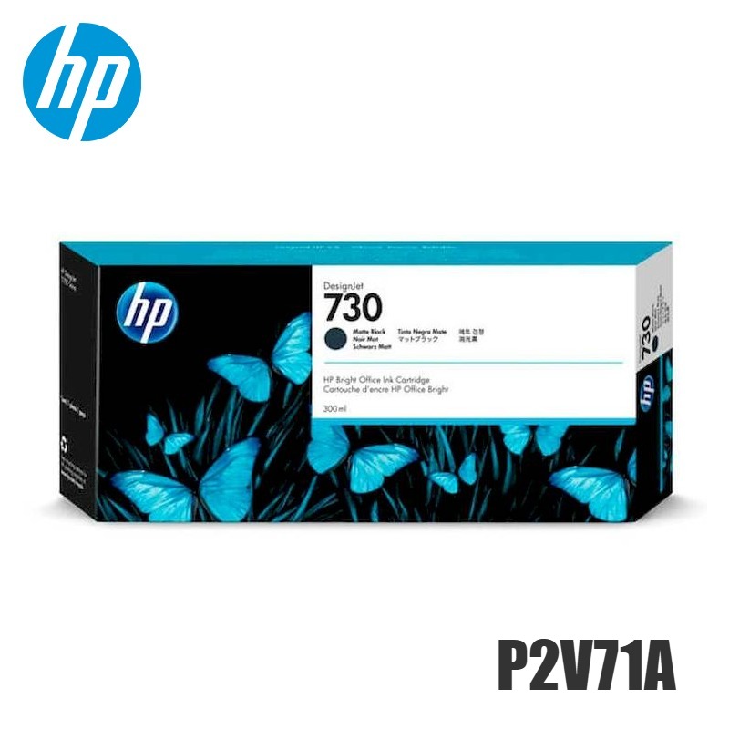 Tinta HP 730 original P2V71A Matte Black