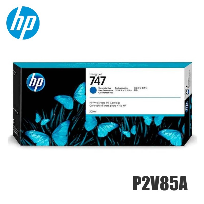 Tinta HP 747 original P2V85A Chromatic Blue