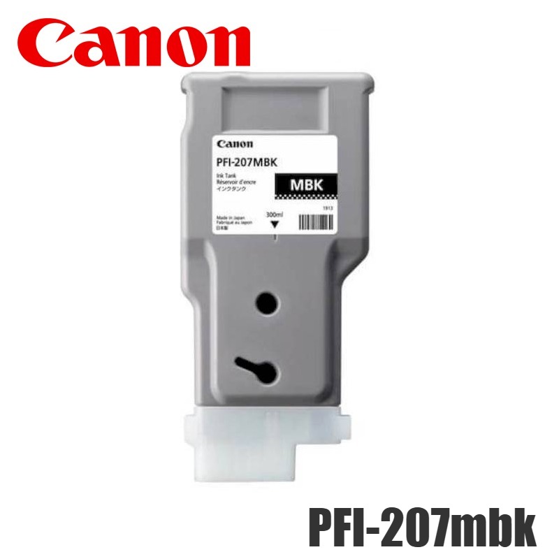 Cartucho de Tinta Canon PFI-207mbk matte black
