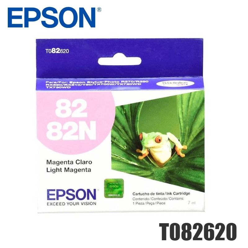 Tinta Epson T082620 original T0826 Light Magenta