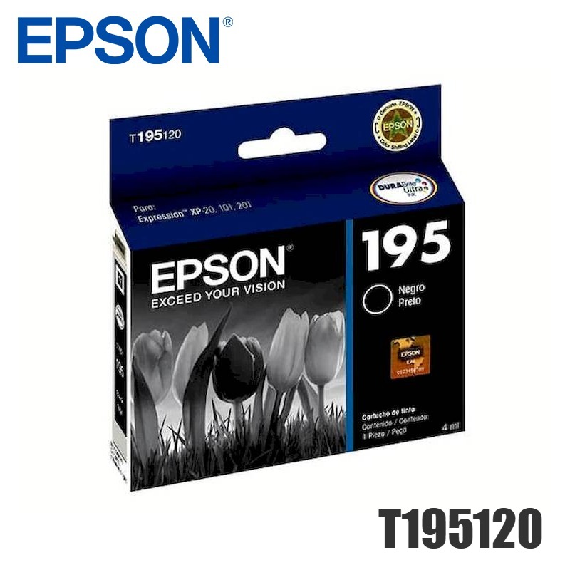 Tinta Epson T195120 original T1951 Black