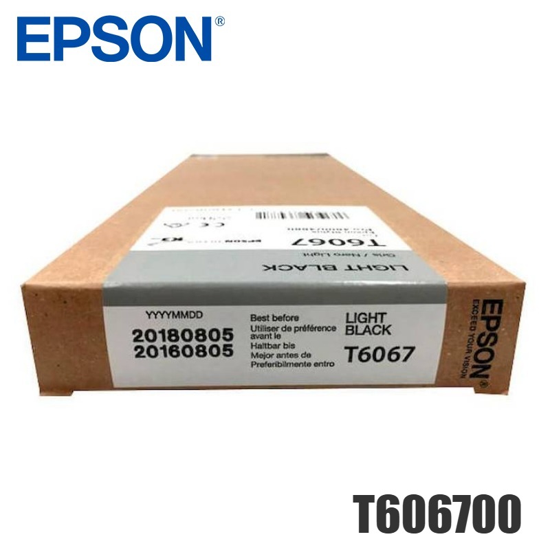 Tinta Epson T606700 original T6067 Light Black