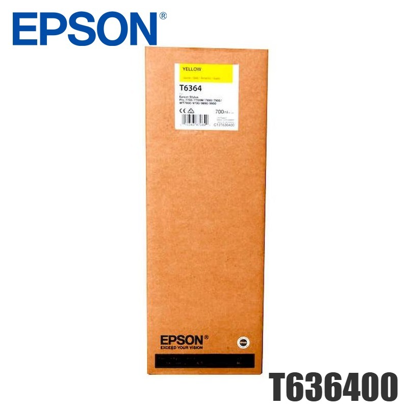Tinta Epson T636400 original T6364 Yellow