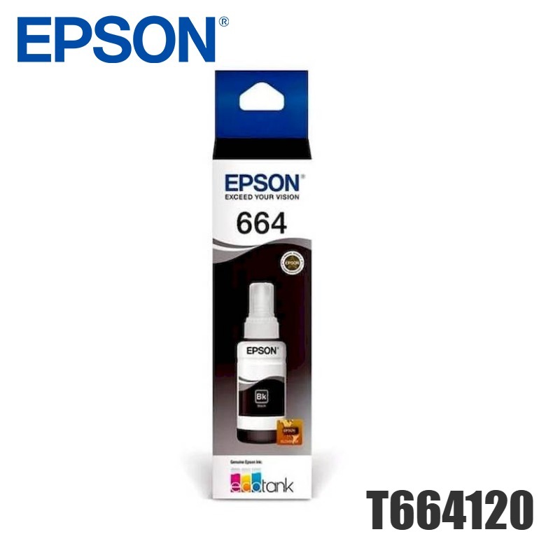 Tinta Epson T664120 original Negro