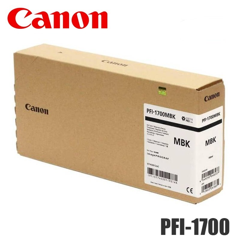 Tanque de Tinta Canon PFI-1700 MBK