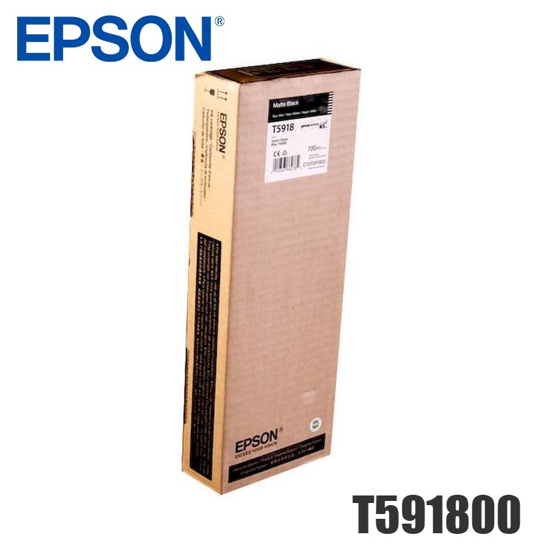 Tinta Epson T591800 original T5918 Mate Black Descontinuado