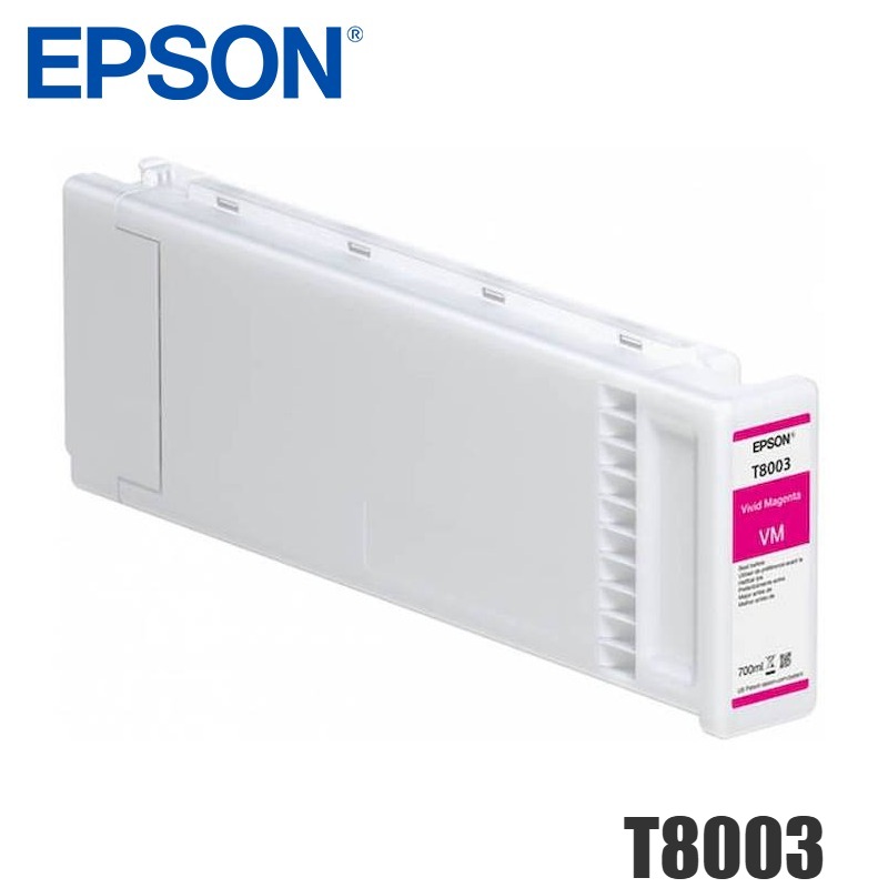 Tinta Epson T8003 UltraChrome T800300 Magenta Vivo