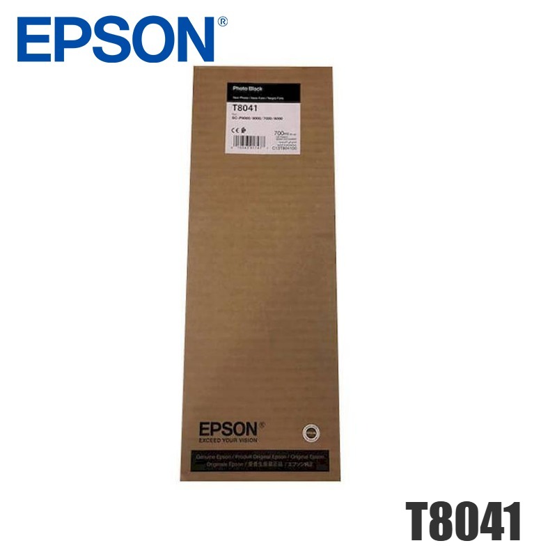 Tinta Epson T8041 original T804100 Negro Fotográfico