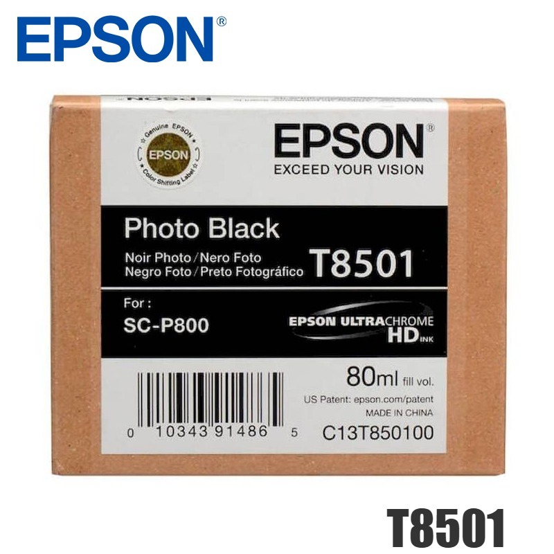 Tinta Epson T8501 original T850100 Negro Photo