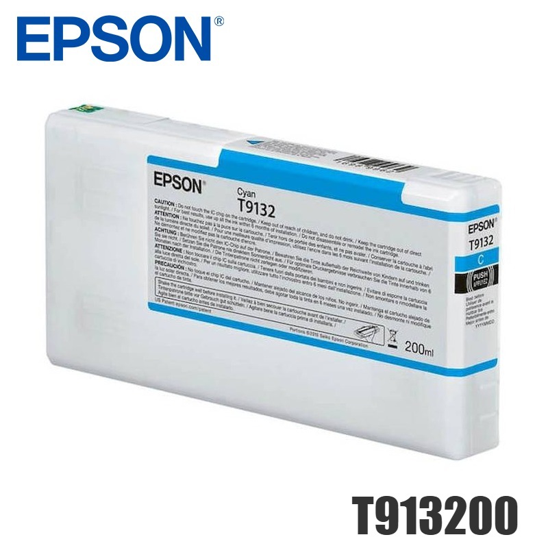 Tinta Epson T9132 original T913200 Cyan