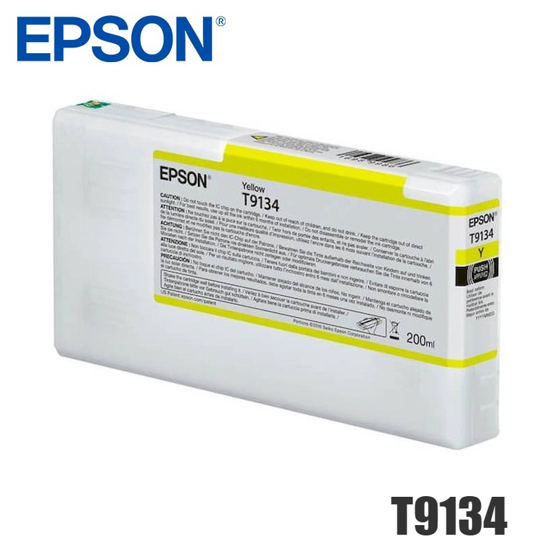 Tinta Epson T9134 original T913400 Amarillo