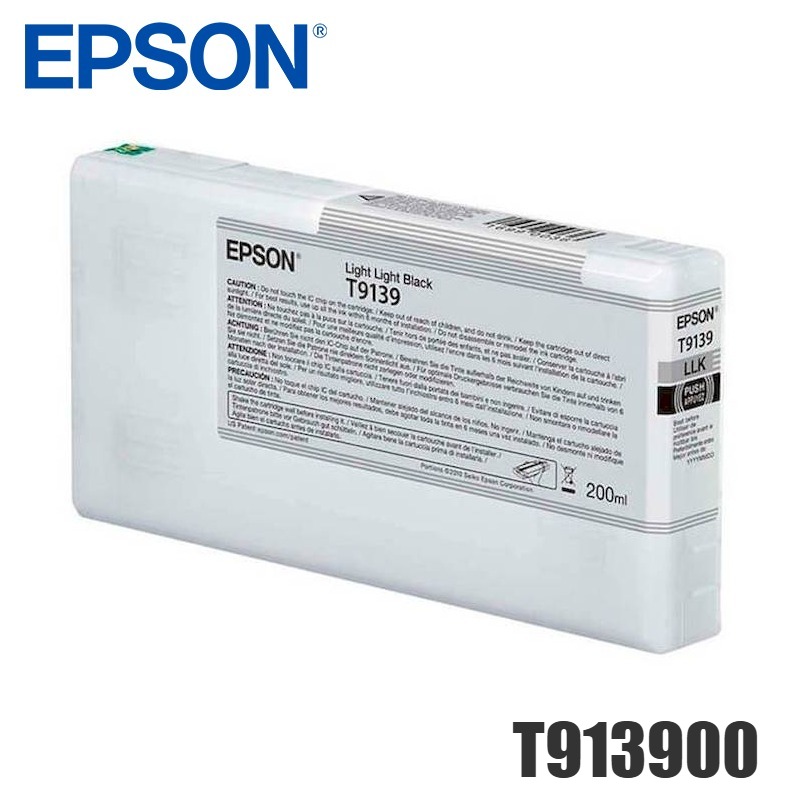 Tinta Epson T9139 original T913900 Negro Claro Claro
