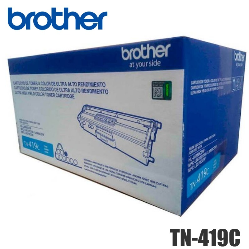 Tóner Brother TN-419C original Cyan