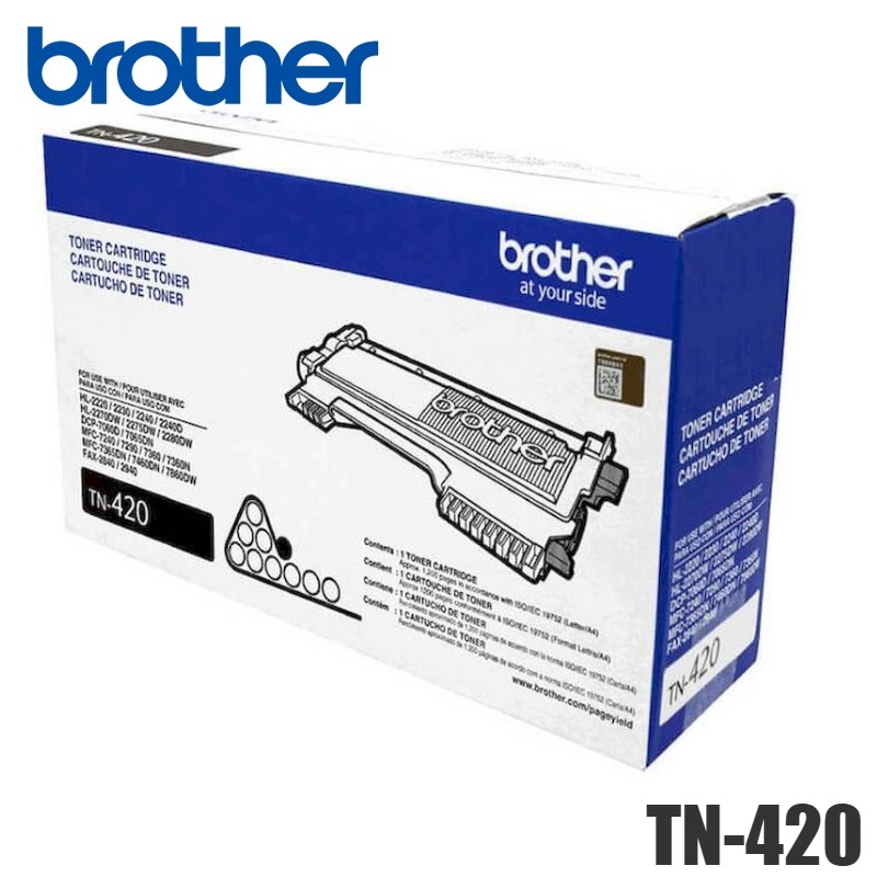 Tóner Brother TN-420 original Negro