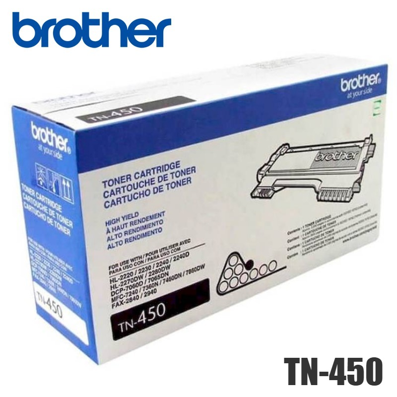 Tóner Brother TN-450 original Negro