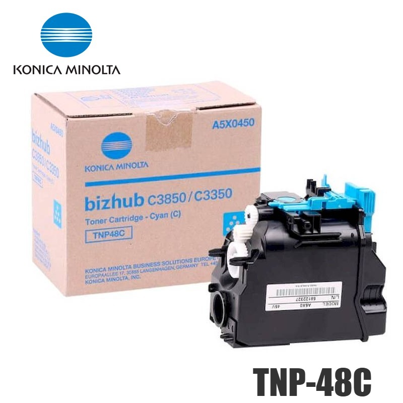 Tóner Konica Minolta TNP-48C original Cian