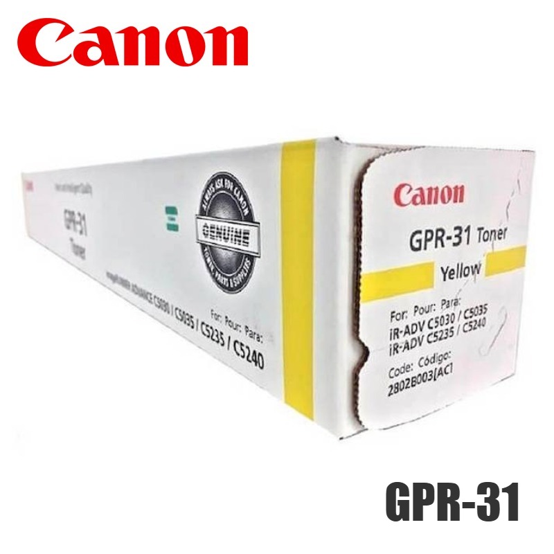 Toner Canon GPR-31 original Yellow