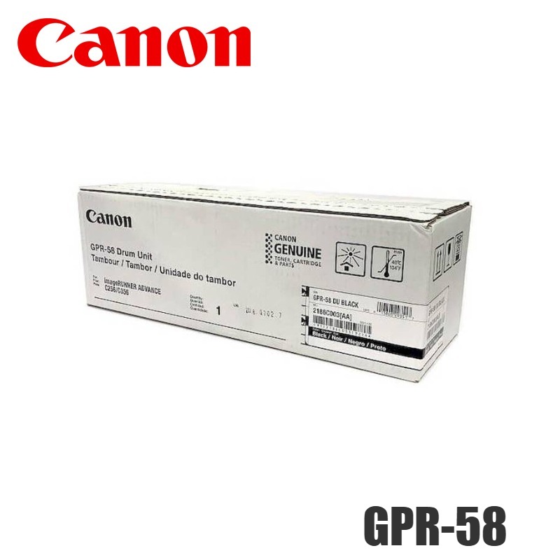 Unidad de Tambor Canon GPR-58 original Negro